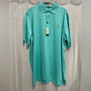 Peter Millar Masters Patterned Polo